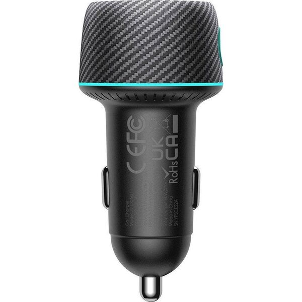 Ładowarka Joyroom Ładowarka samochodowa Joyroom JR-CCN01 USB-C + USB-A 60W czarna