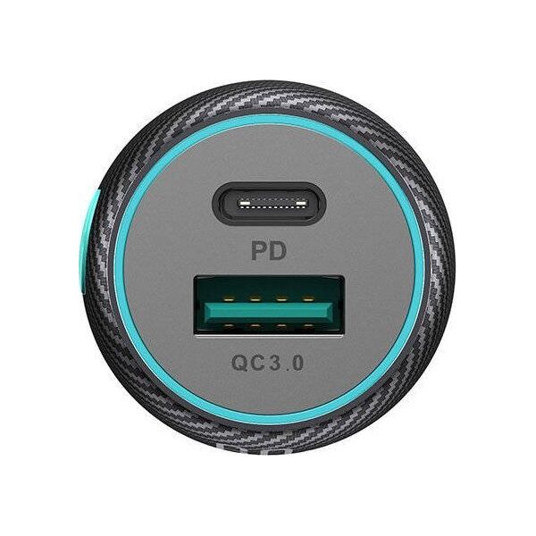 Ładowarka Joyroom Ładowarka samochodowa Joyroom JR-CCN01 USB-C + USB-A 60W czarna