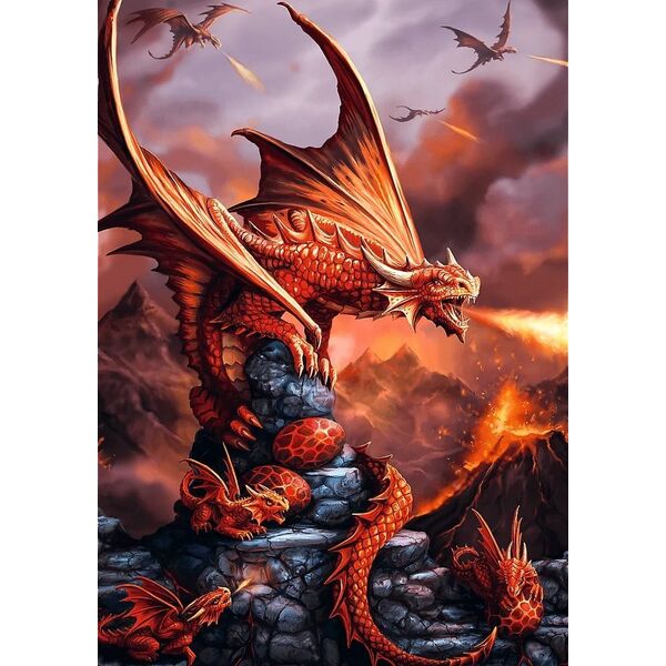 Trefl PUZZLE 1000EL TREFL PREMIUM OGNISTY SMOK PUD6