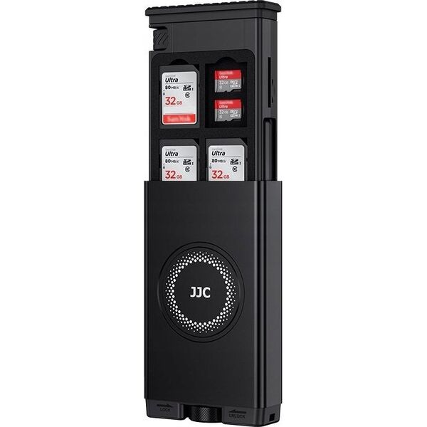 JJC Etui + Czytnik Kart SD MicroSD TF na USB TYPE-C USB-C 3.1 MicroUSB 300 MB/s / MFCC-1
