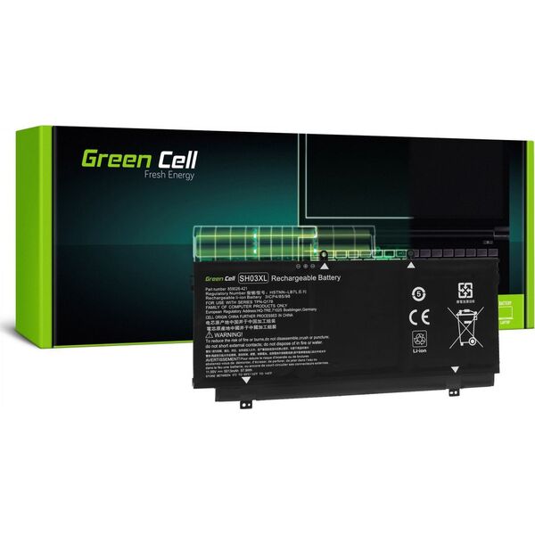 Bateria Green Cell Bateria Green Cell SH03XL do HP Spectre x360 13-AC 13-W 13-W050NW 13-W071NW