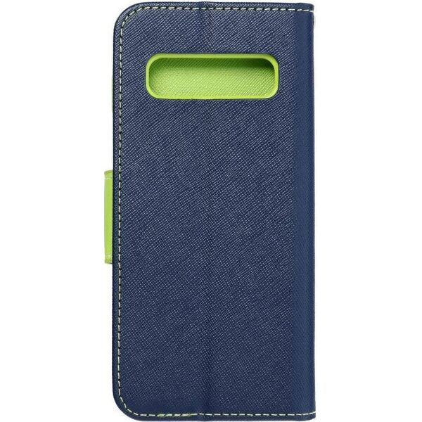 Kabura Fancy Book do SAMSUNG S20 FE / S20 FE 5G granatowy / limonka