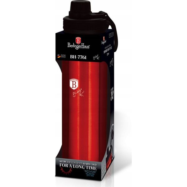 Berlinger Haus BERLINGER HAUS SPORT BOTTLE 720 ML, METALLIC LINE BURGUNDY EDITION