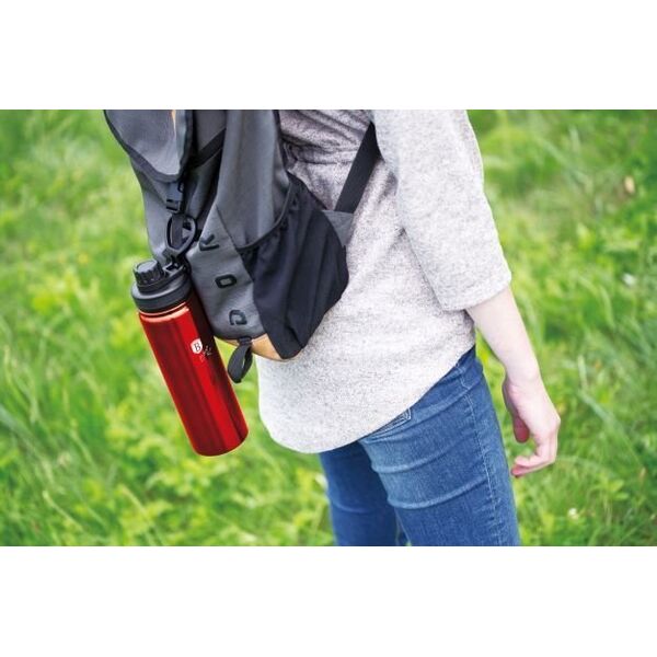 Berlinger Haus BERLINGER HAUS SPORT BOTTLE 720 ML, METALLIC LINE BURGUNDY EDITION
