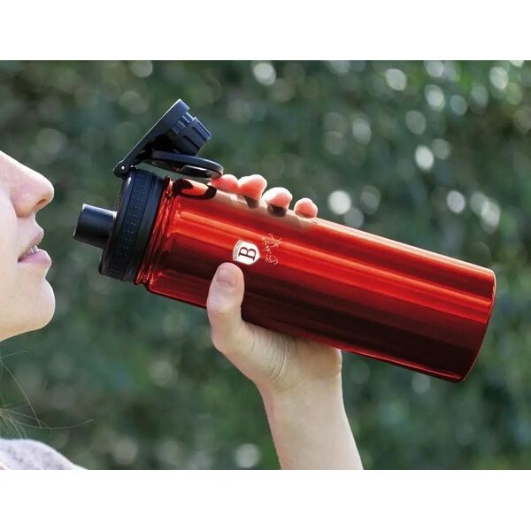 Berlinger Haus BERLINGER HAUS SPORT BOTTLE 720 ML, METALLIC LINE BURGUNDY EDITION