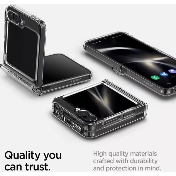 Spigen Spigen Ultra Hybrid Pro - Etui do Samsung Galaxy Z Flip 6 (Crystal Clear)