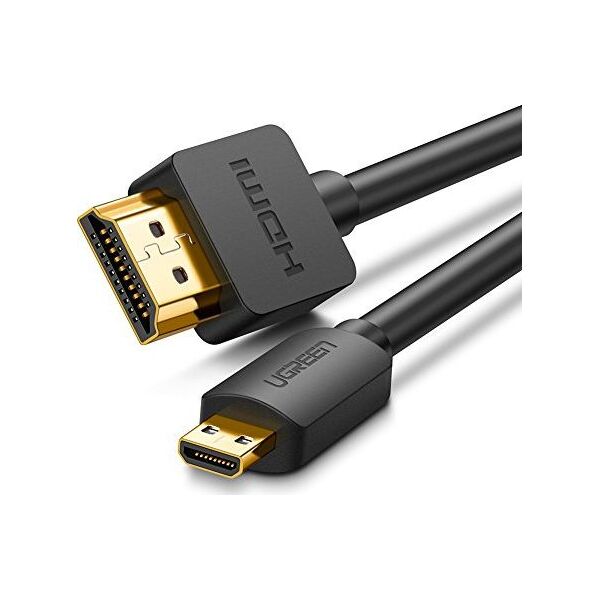 Kabel Ugreen HDMI Micro - HDMI 3m czarny (30104)