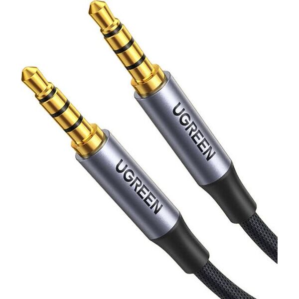 Kabel Ugreen Jack 3.5mm - Jack 3.5mm 2m czarny (UGR1187BLK)