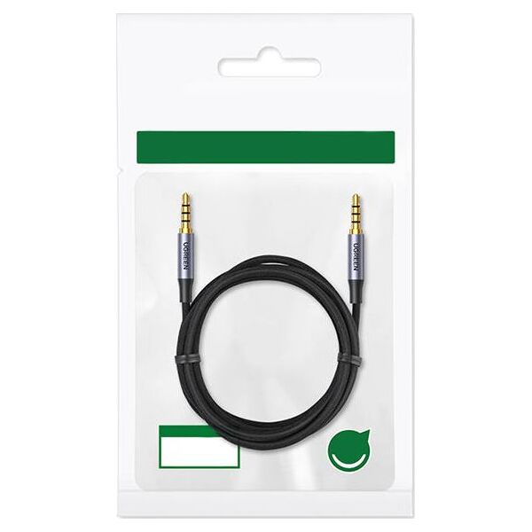 Kabel Ugreen Jack 3.5mm - Jack 3.5mm 2m czarny (UGR1187BLK)