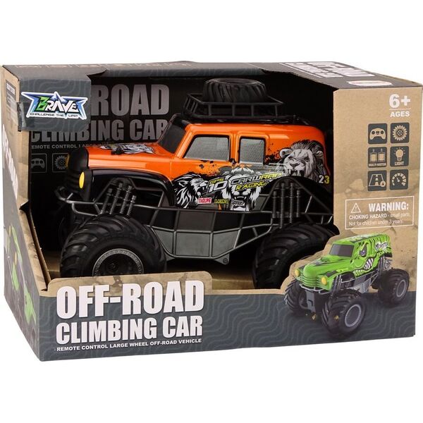 LeanToys Autko Zdalnie Sterowane RC Terenowe 1:16 Pomarańczowy