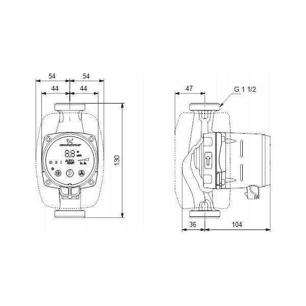Grundfos Grundfos pompa Alpha2 25-80  99411163