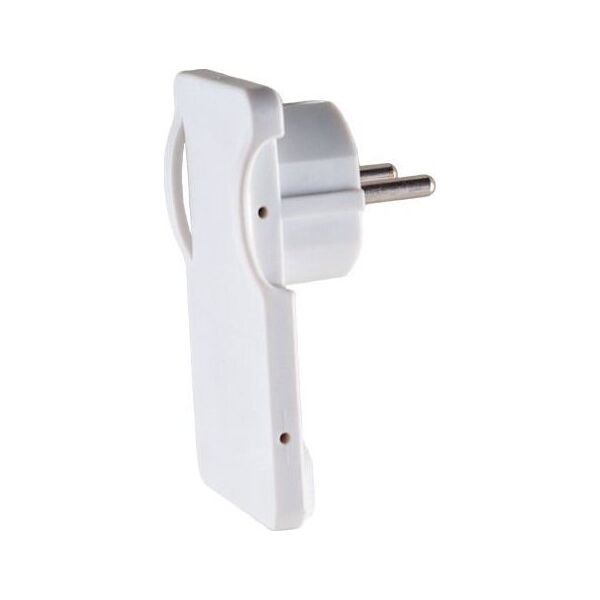 Orno Wtyczka płaska kątowa 2P 16A 250V biała (OR-AE-1311/W)