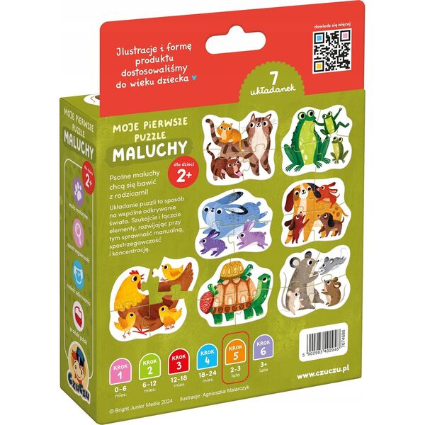 Czuczu Układanka Moje pierwsze puzzle - Maluchy