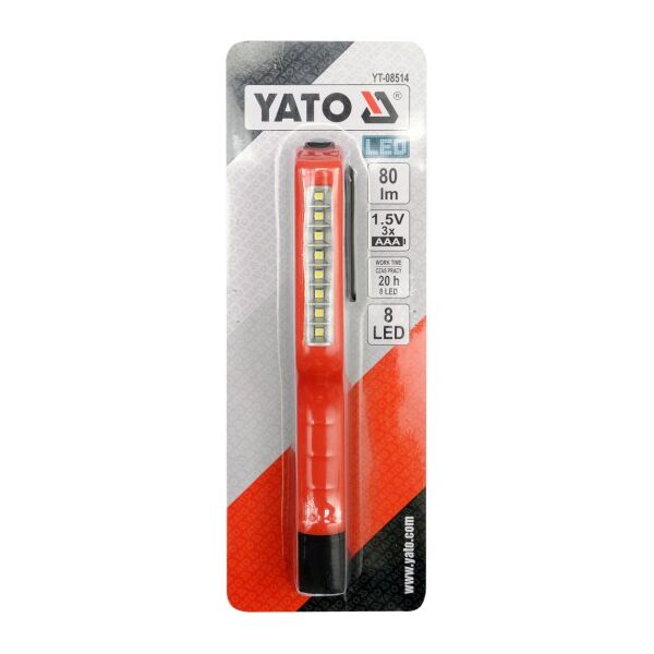 Φακός επιθεώρησης Yato LED 8LED μαγνητικός 3xAAA - YT-08514 3089152 5906083085147