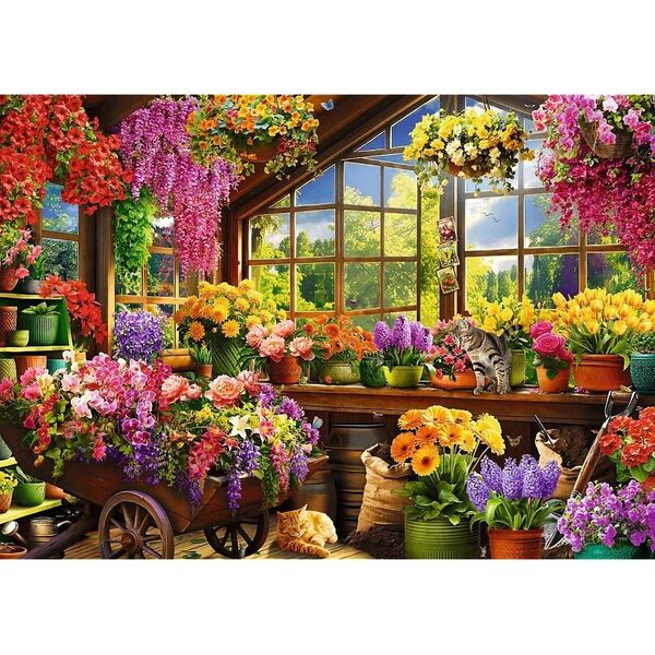 Trefl Puzzle 1000 elementów Premium Plus Przygotowania do wiosny