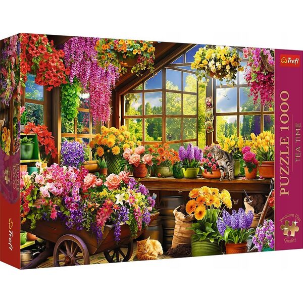 Trefl Puzzle 1000 elementów Premium Plus Przygotowania do wiosny