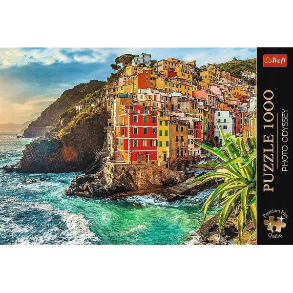 Trefl Puzzle 1000 elementów Premium Plus Quality Miasteczko Riomaggiore Włochy
