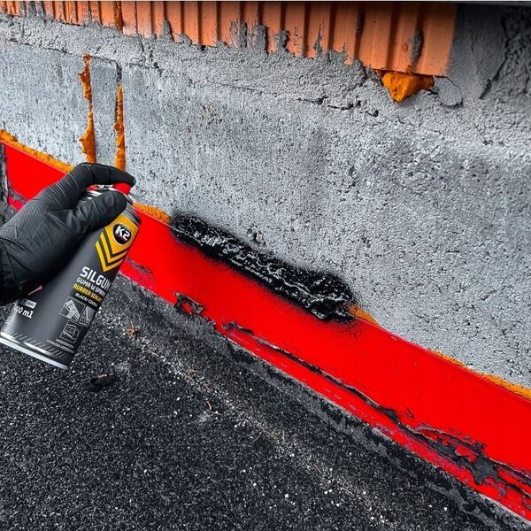 K2 K2 RUBBER COATING SPRAY SILGUM μαύρο 400 ML 14048001 5906534021205