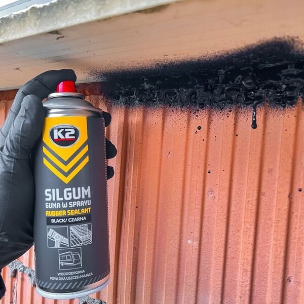 K2 K2 RUBBER COATING SPRAY SILGUM μαύρο 400 ML 14048001 5906534021205