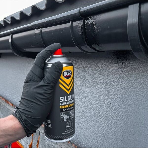 K2 K2 RUBBER COATING SPRAY SILGUM μαύρο 400 ML 14048001 5906534021205