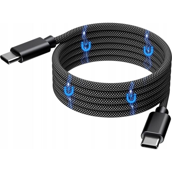 Choetech Kabel Choetech XCC-1052 100W USB-C magnetyczny 1,2m - czarny 14397135 6932112107282