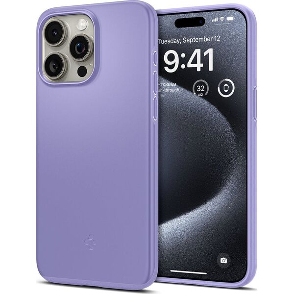 Spigen Spigen Thin Fit, iris purple - iPhone 15 Pro