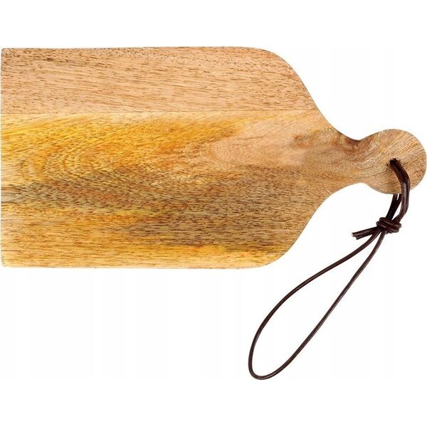 Deska do krojenia Home Styling Collection Deska do krojenia z drewna mango, z uchwytem, 10 x 19,5 x 1,3 cm