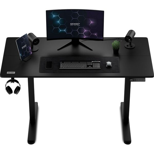 Biurko SENSE7 elektryczne Nojo 140x70 cm Black