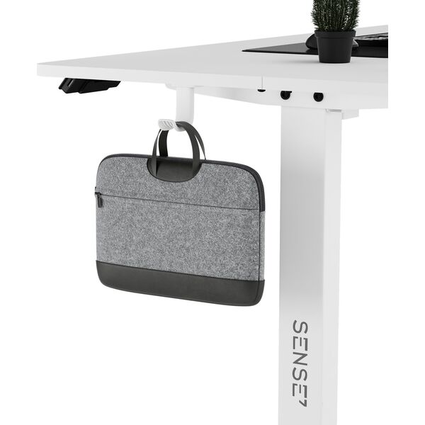 Biurko SENSE7 elektryczne Nojo 140x70 cm White