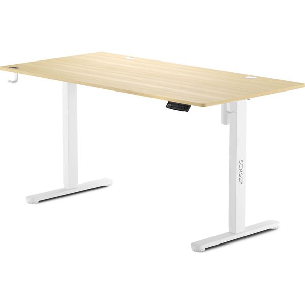Biurko SENSE7 elektryczne Nojo 140x70 cm White Pine