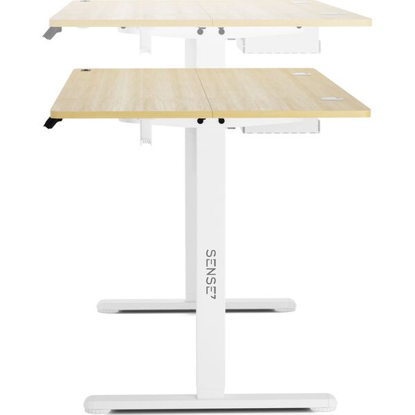 Biurko SENSE7 elektryczne Nojo 140x70 cm White Pine