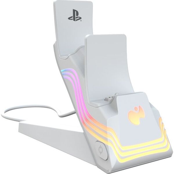 PDP PS5 Ładowarka do padów DualSense WAVE biała