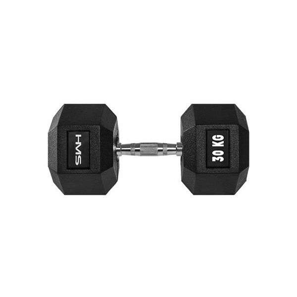 HMS hantel Hex Pro gumowany 1 x 30 kg