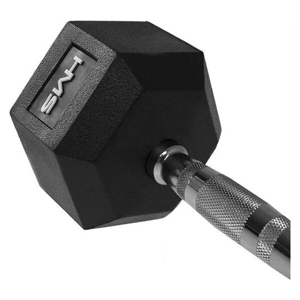HMS hantel Hex Pro gumowany 1 x 60 kg