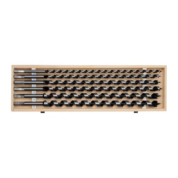 Wiertło Yato do drewna spiralne sześciokątne 10 12 14 16 18 20mm zestaw (YT-3299)