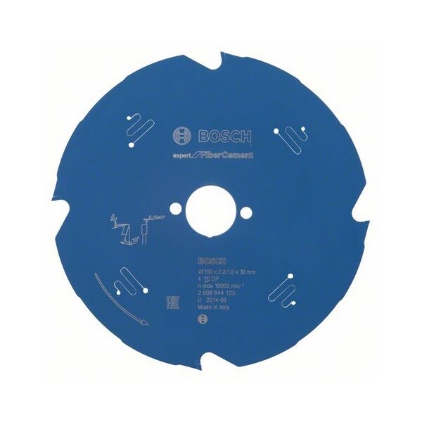 Bosch Tarcza pilarska Expert for Fiber Cement 190 x 30mm 4z (2608644125)