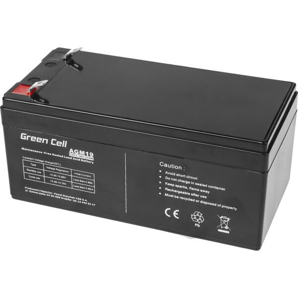 Green Cell Akumulator AGM VRLA Green Cell 12V 3.3Ah