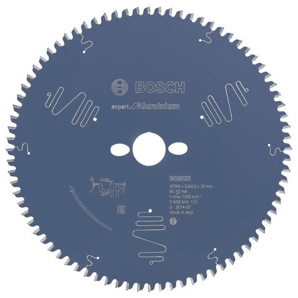 Bosch piła tarczowa do aluminium expert 260x30mm 80 zębów (2608644113)