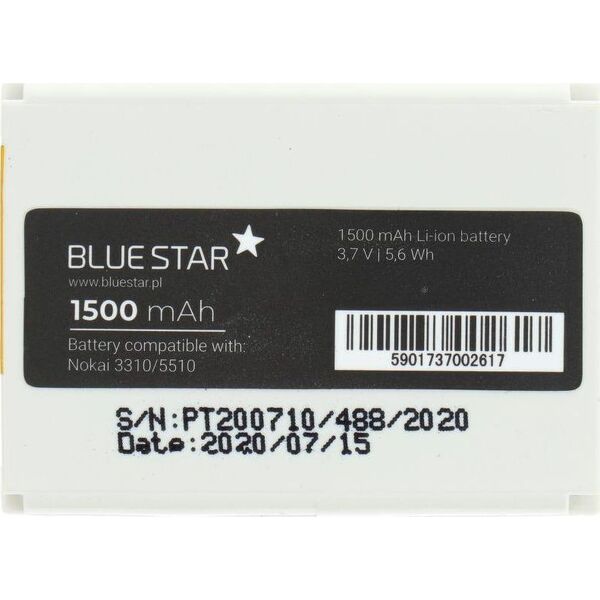 Bateria Partner Tele.com Bateria do Nokia 3310/5510 1500 mAh Li-Ion Blue Star
