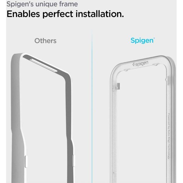 Spigen SZKŁO HARTOWANE SPIGEN ALM GLASS FC 2-PACK IPHONE 13 PRO MAX BLACK
