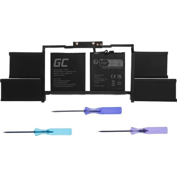 Bateria Green Cell Bateria A1820 do Apple MacBook Pro 15 A1707