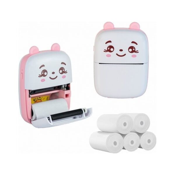 ExtraLink EXTRALINK EPP-001 PORTABLE MINI PRINTER PINK + PAPIER TERMICZNY ZWYKŁY 5 SZT
