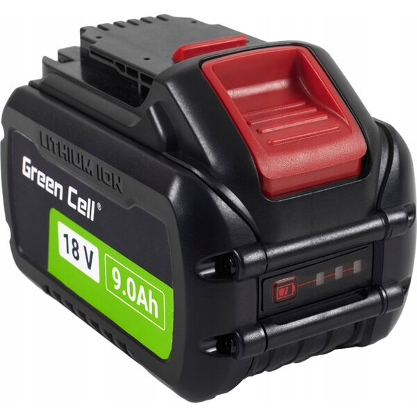 Green Cell Green Cell Akumulator DCB547 do elektronarzędzi DeWalt XR 18V 9Ah/FLEXVOLT 54V 3Ah Mocna bateria Li-Ion zamiennik DCB547 DCB548