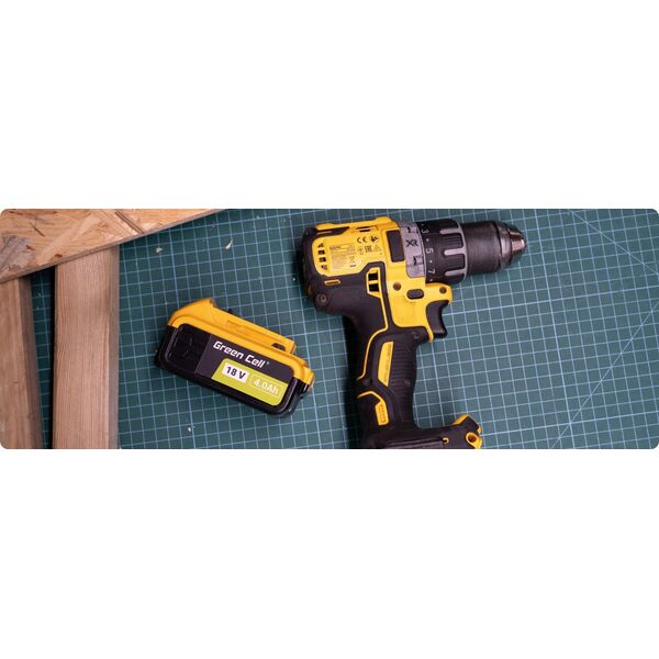 Green Cell Green Cell Akumulator DCB547 do elektronarzędzi DeWalt XR 18V 9Ah/FLEXVOLT 54V 3Ah Mocna bateria Li-Ion zamiennik DCB547 DCB548