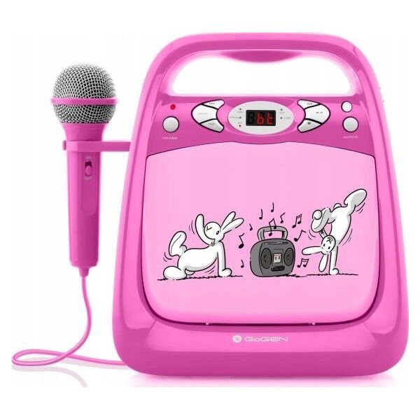 GOGEN BOOMBOX BOBKARAOKEP RÓŻ KRÓLIKI 8590393405404