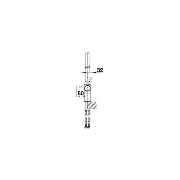 Bateria kuchenna Blanco Livia-S stojąca chrom (521288)