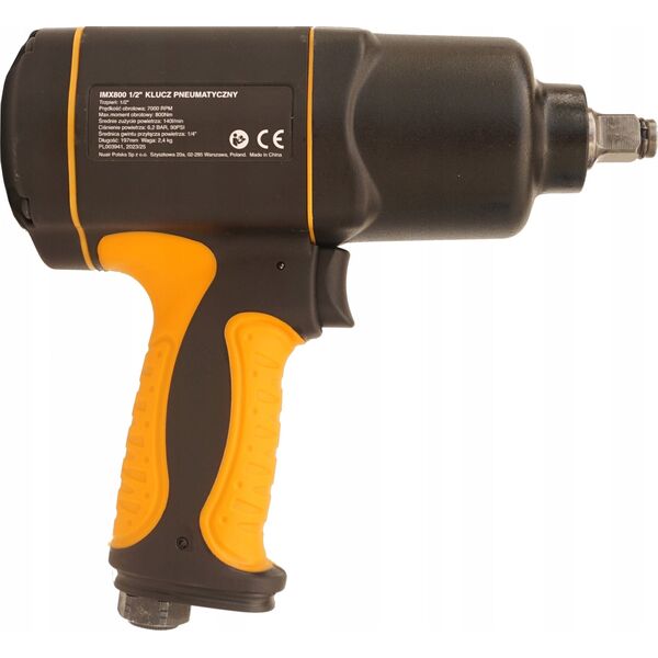 Klucz udarowy Nuair PNEUMATYCZNY KLUCZ UDAROWY 1/2"  800Nm IMPAX