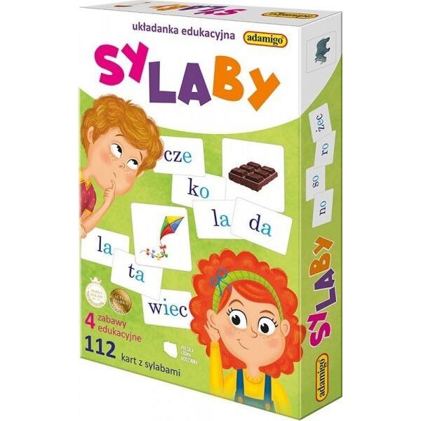 Adamigo Układanka edukacyjna - Sylaby