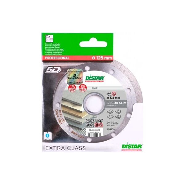 Di-Star TARCZA DIAMENTOWA 1A1R 125x1,2x8x22,23 Decor Slim