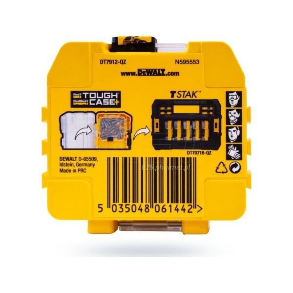 Dewalt zestaw bitów pz2 50mm/15szt/dp73